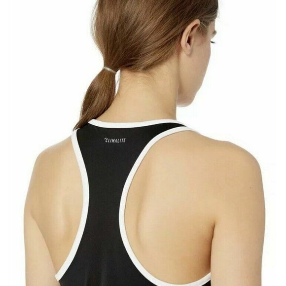 Women's Adidas Club Tank Black & White DUO952 Large L - Picture 7 of 12